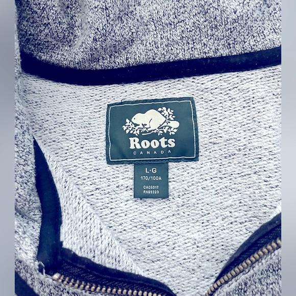 Large Roots Organic Original Full Zip Hoodie - Picture 2 of 2